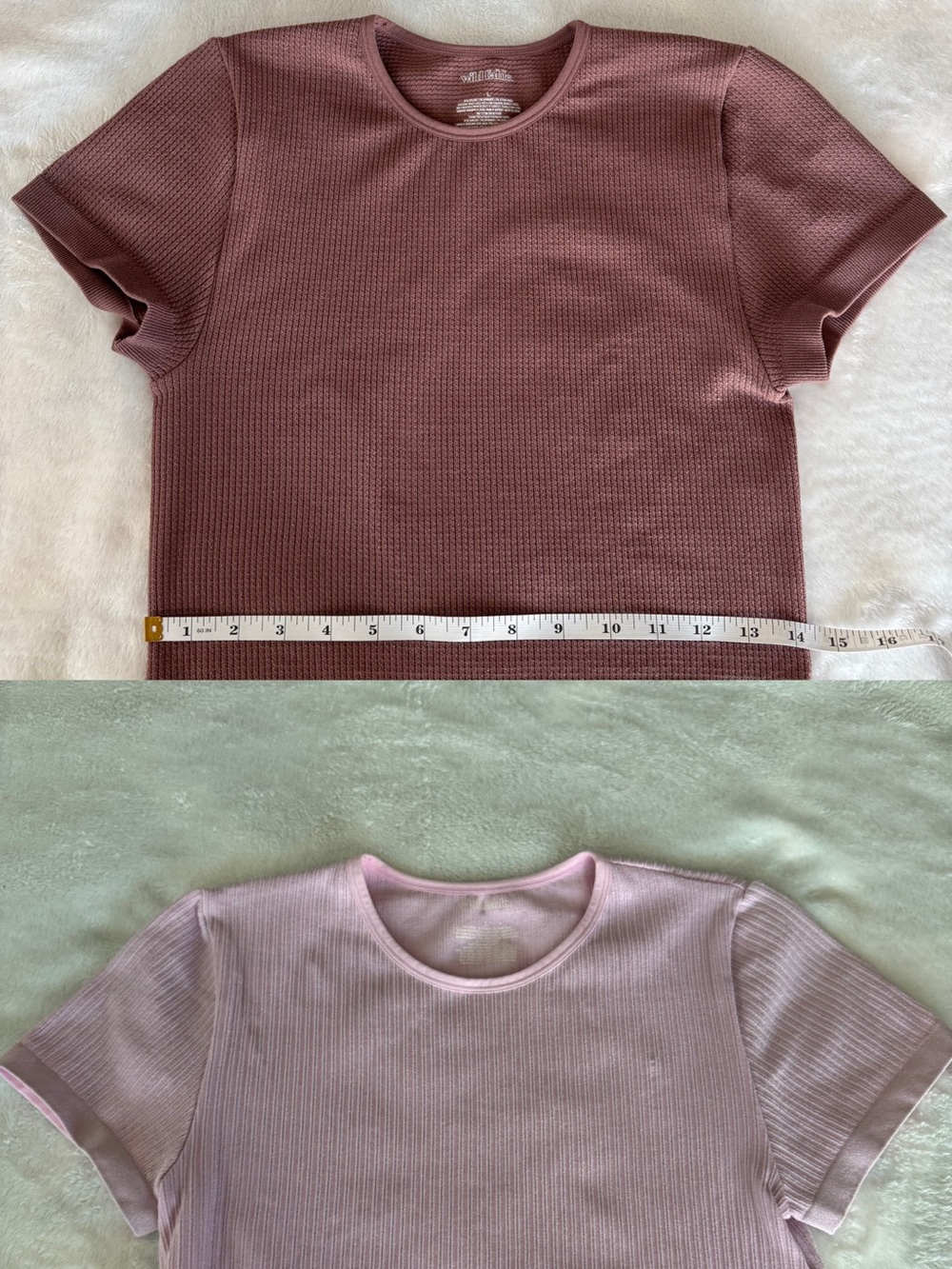 2 Wild Fable knit cropped tshirts